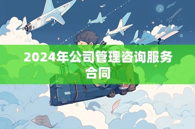 2024年公司管理咨詢服務合同