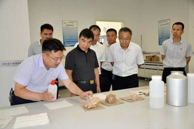 洛龍區(qū)區(qū)長(zhǎng)張玉杰一行到炎黃科技園調(diào)研