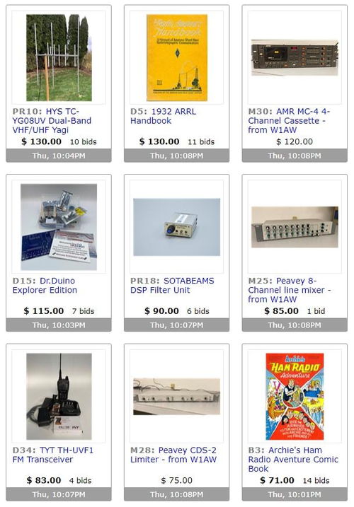 2021年ARRL在線拍賣 無線電設備與技術推廣新機遇